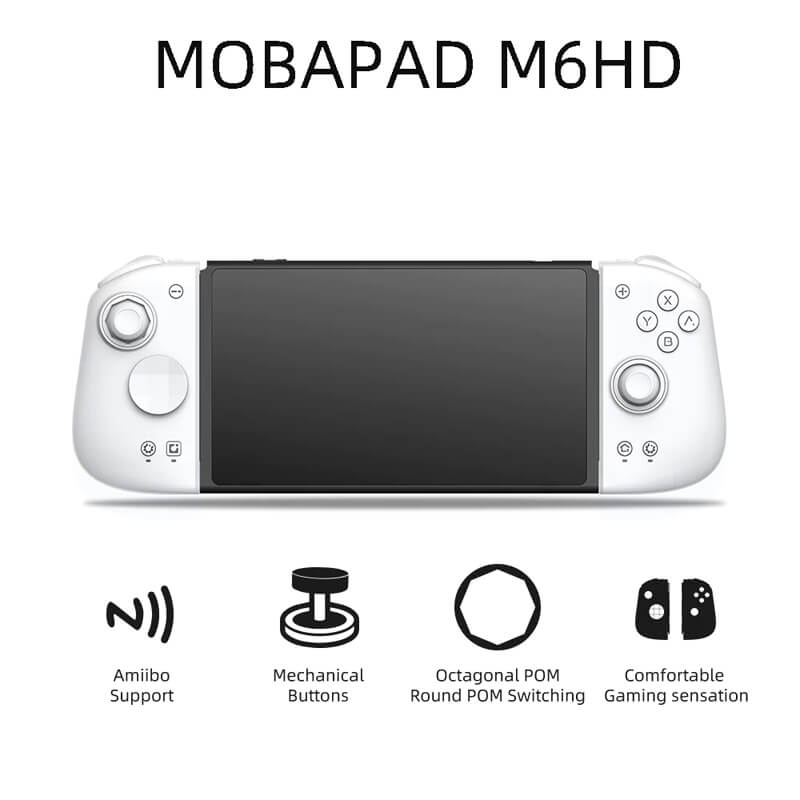 จอยเกมไร้สาย Mobapad M6 HD สีขาว